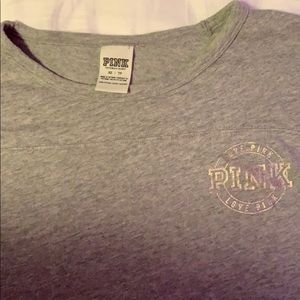 Gray Love Pink Shirt